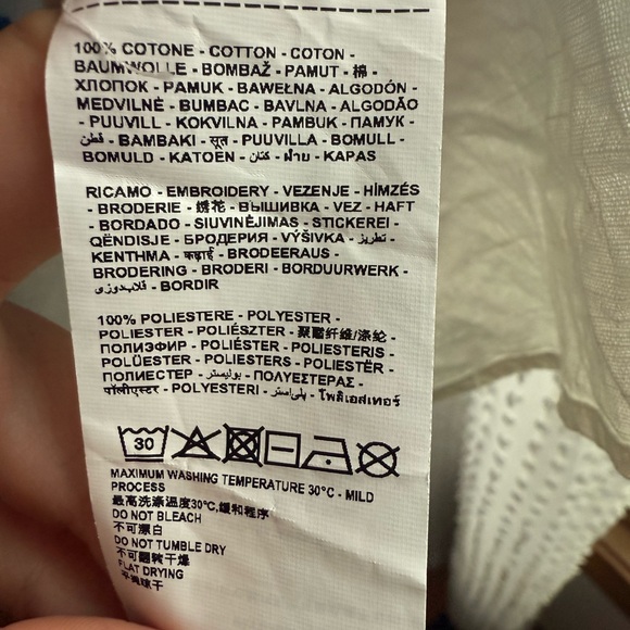 Piombo 100% Cotton Embroidered Mini Dress 🌊 - Picture 7 of 8